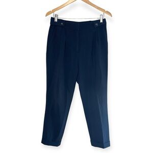 J.CREW Women’s Original Fit High-Rise Navy Blue Dress Pant, Size 8